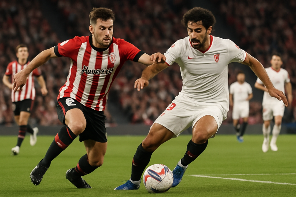 Duelo intenso entre Athletic Club y Sevilla en LaLiga marcado por expulsión y goles decisivos