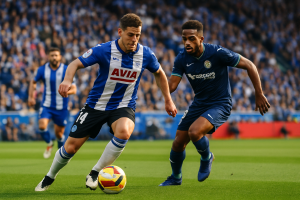 Partido entre Alavés y Getafe en Mendizorroza decidido por la expulsión y la victoria local