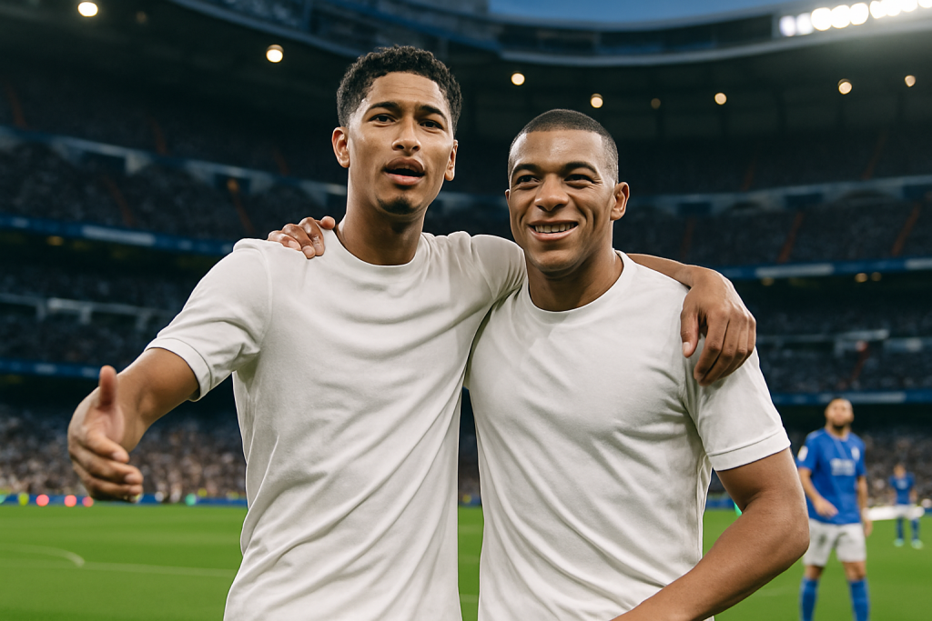Real Madrid golea al Málaga con brillante actuación de Bellingham y Mbappé en LaLiga