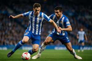 Real Sociedad y Espanyol compiten en Anoeta en un partido intenso decidido por acción local