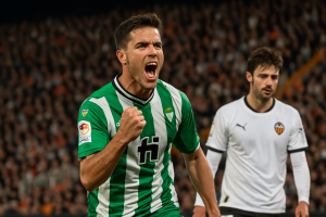 Valencia y Real Betis disputan un partido vibrante en Mestalla decidido por un gol decisivo