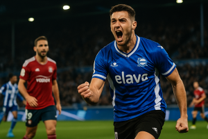 Victoria histórica del Alavés ante Osasuna con hat-trick de Boyé y mejor inicio liguero