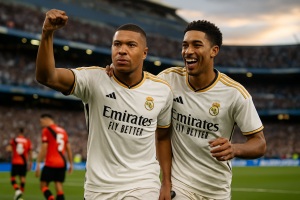Real Madrid logró una amplia victoria ante el Rayo Vallecano con un Mbappé decisivo en LaLiga