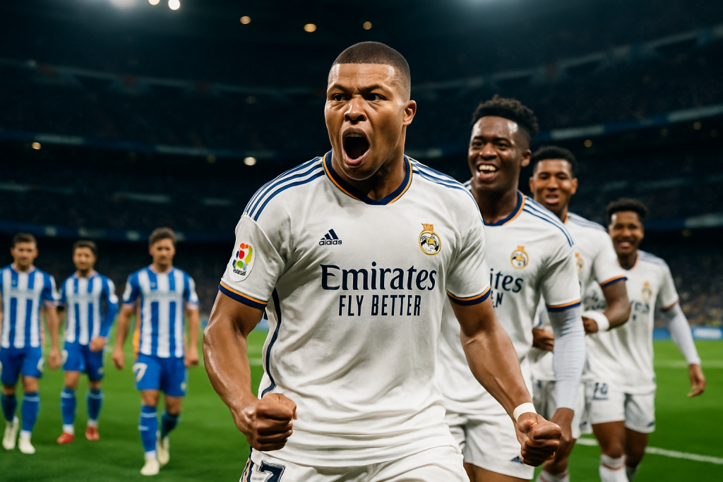 Mbappé lidera al Real Madrid ante la Real Sociedad en un partido de LaLiga 2026