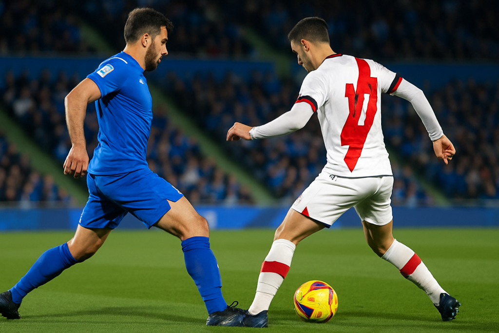 Empate 1-1 entre Getafe y Rayo Vallecano en un partido intenso de LaLiga en el Coliseum