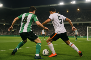 Racing Valencia empató con goles y expulsiones en un partido emocionante en El Sardinero